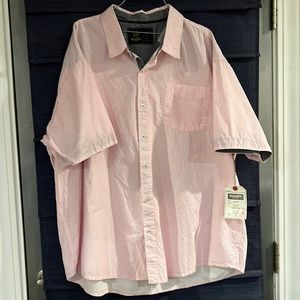 Men’s short sleeve button down shirt by rugby university size 3XNWT